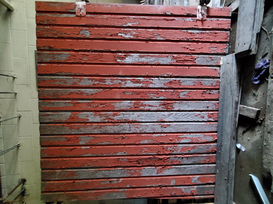 Red Barn Door 1950's Era