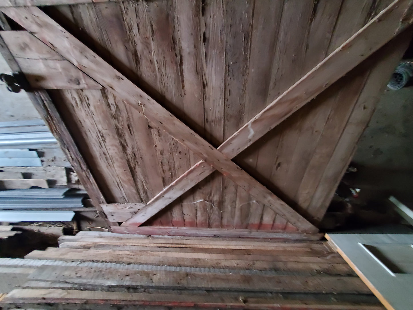 Red Barn Door 1950's Era